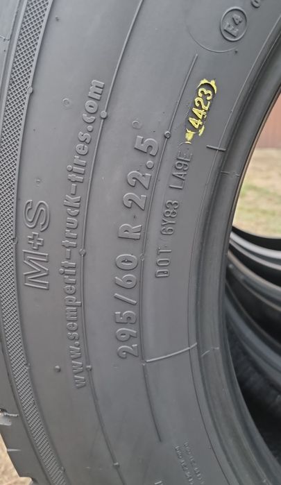 4 Anvelope Semperit 295/60 R22.5 (Tractiune) Impecabile DOT4423