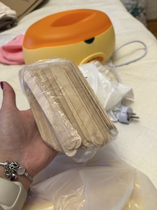 Vând set complet pentru tratamente cu parafină