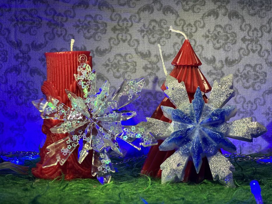 Свещи и фигурки от силикон ръчно изработени