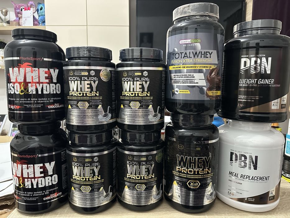 Proteină + Creatină pentru masă musculară