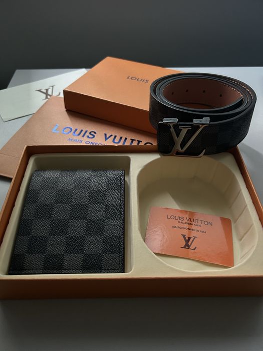 Колан и портфейл louis vuitton