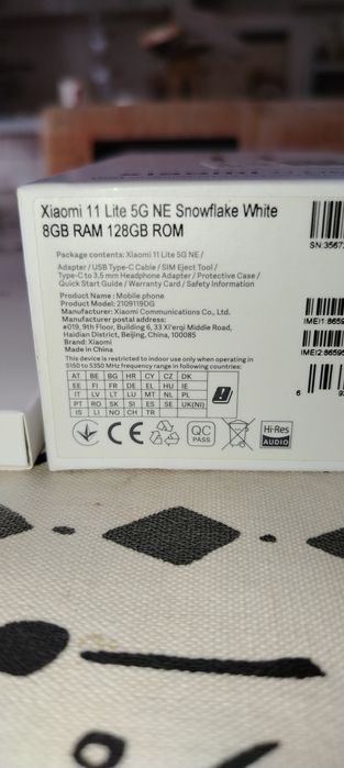 Продам mi 11 lite 5G 8-128