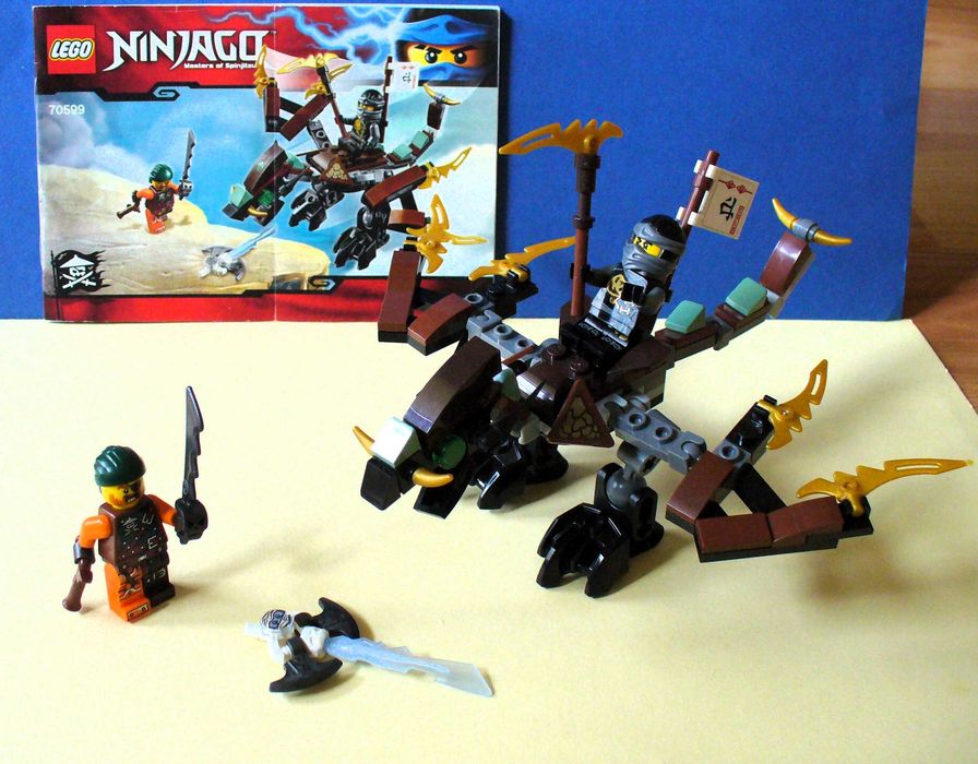 LEGO® Ninjago 70599 “Cole’s Dragon" и "Nexo knights" 70312