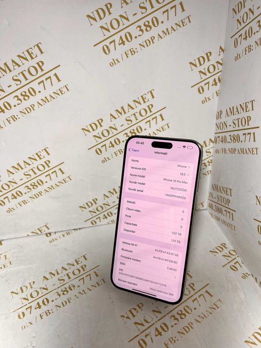 NDP Amanet Calea Mosilor 298 IPHONE 15 PRO MAX  (51628)