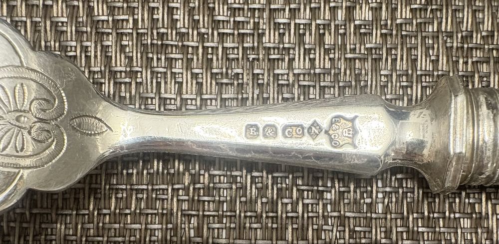 Стебърни прибори висока проба сребро