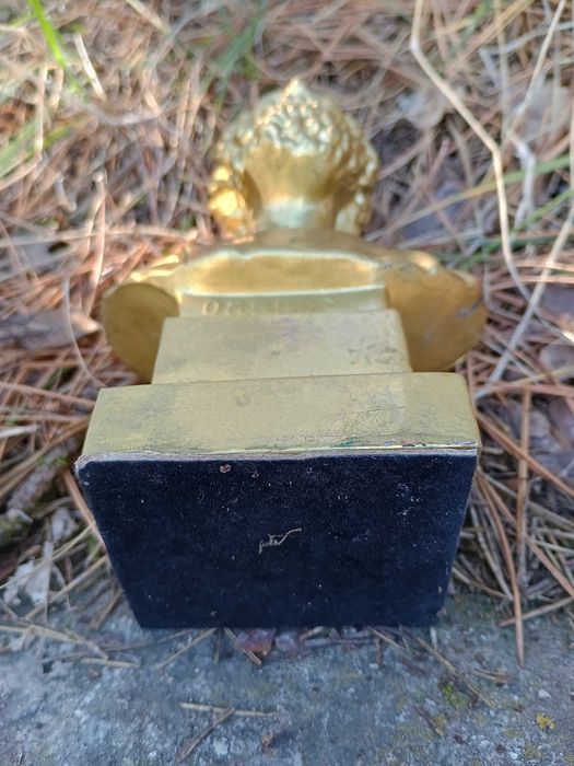 Метална скулптура, статуетка, бюст бронз мед на велик древногрък