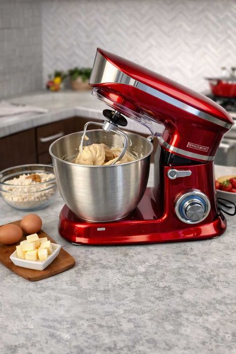 Mixer planetar profesional 1900W Royalty Line bol inox 6.5L