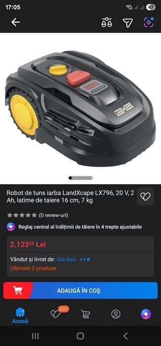 Vand robot tuns iarba