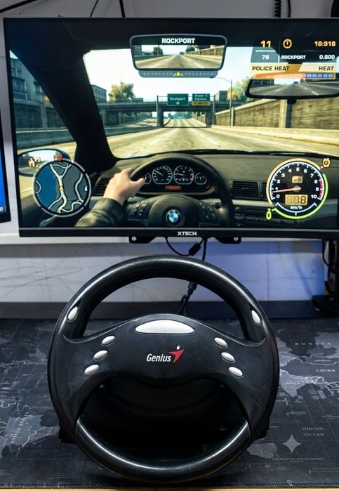 Игровой руль Genius — Отличный выбор для NFS и гоночной классики!