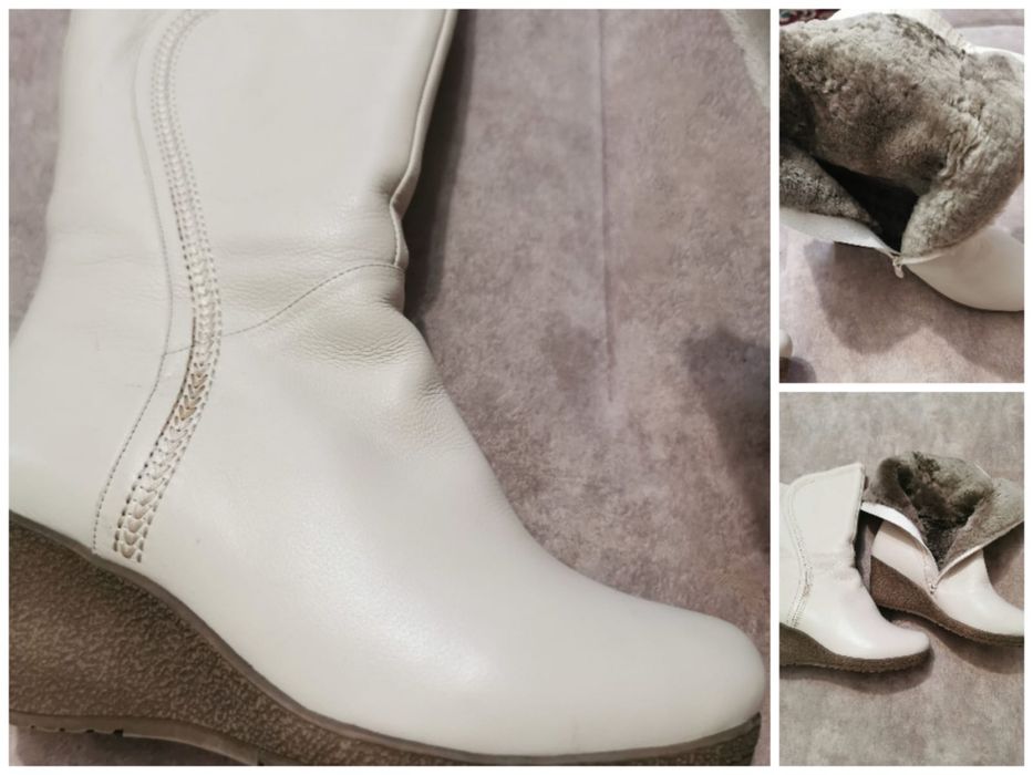 Продаю сапожки кожаные, в хорошем состоянии