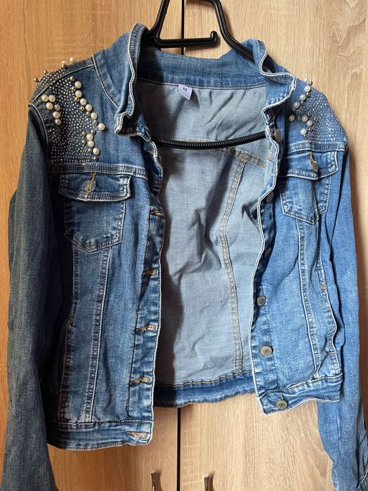 Дамско дънково яке