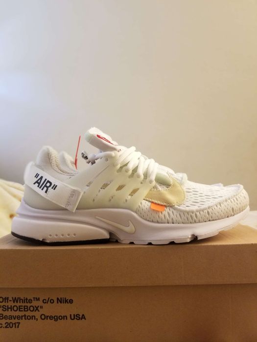 Nike Air x OFF WHITE presto white