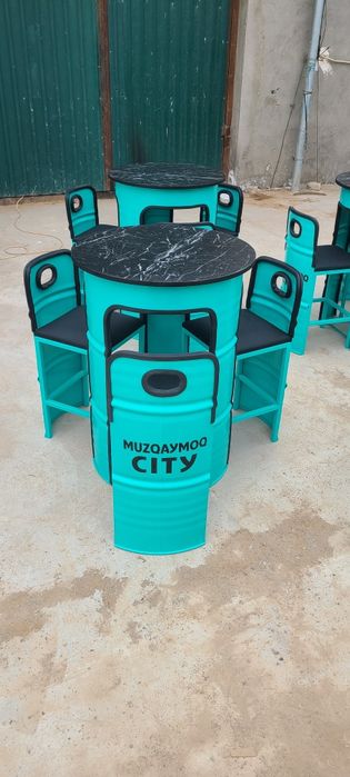 Мебель из бочек для ресторанов,для фудтраков,для кафе,для барбершопов,