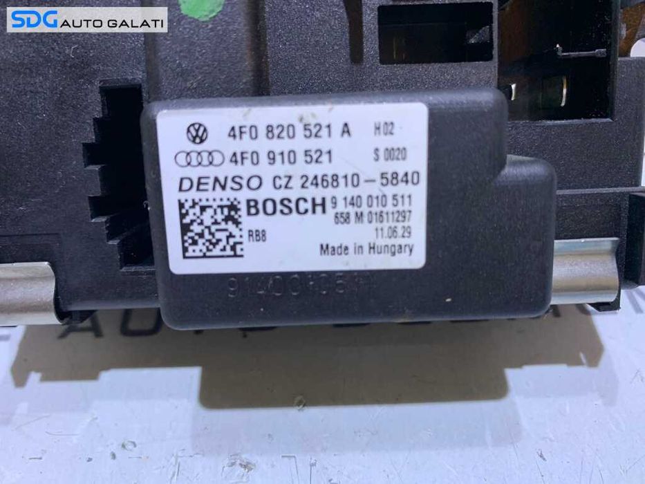 Releu Rezistenta Motoras Aeroterma Audi A6 C6 2005 - 2011 Cod 4F0820521A 4F0910521 9140010511 [L3460]