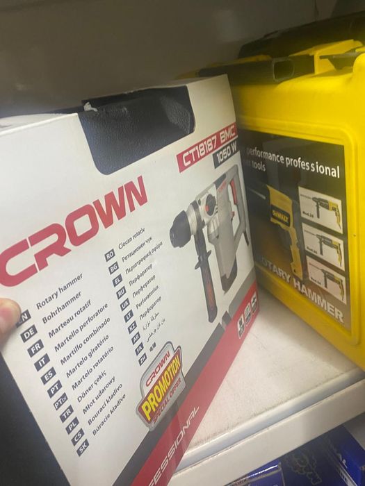 Перфоратор, перфоратор Crown ОРИГИНАЛ, отбойник молоток