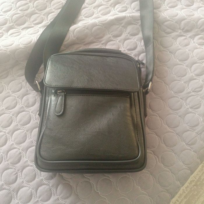 Барсетка кожаная