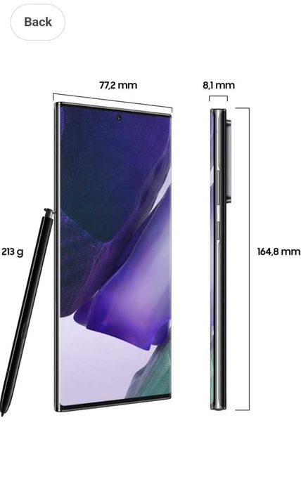 Samsung Galaxy Note 20 Ultra, Dual SIM, 256GB, 12GB RAM, 5G