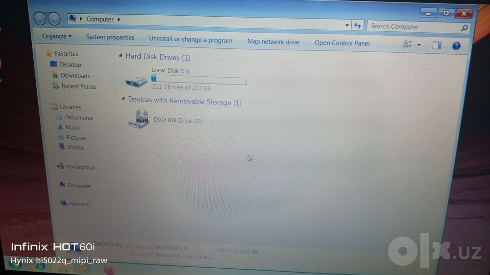 Lenovo noutbuk narxi kelishiladi