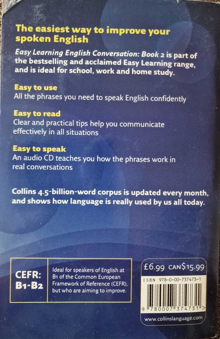 Книги Collins Easy Learning English Conversation +CD+ Vocabulary
