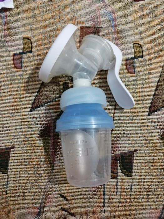 Ръчна помпа за изцеждане Philips Avent - Natural Motion, с чаши Via