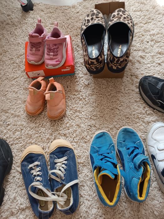 Обувки за малки и големи -Puma,Fila,Geox,Zara, Jack Wolfskin