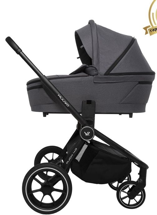 Бебешка количка 2в1 Quick 4.0 Iron Graphite - Muuvo