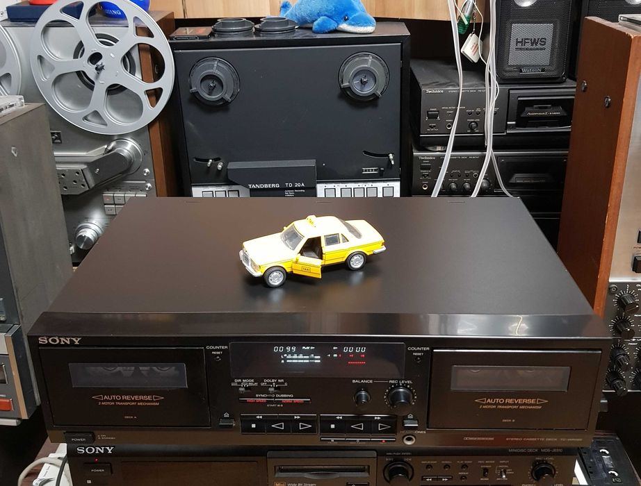 Casetofon Deck Stereo Vintage SONY TC WR590 BLACK (Autoreverse)