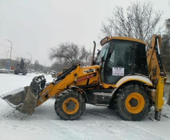 Услуги экскаватора и погрузчика