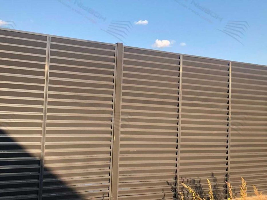 Забор жалюзи еврожалюзи