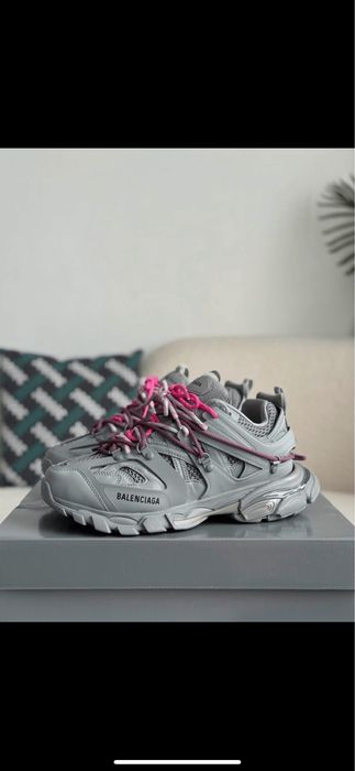 Balenciaga Track Sneakers №38 | White Pink | Отлично състояние