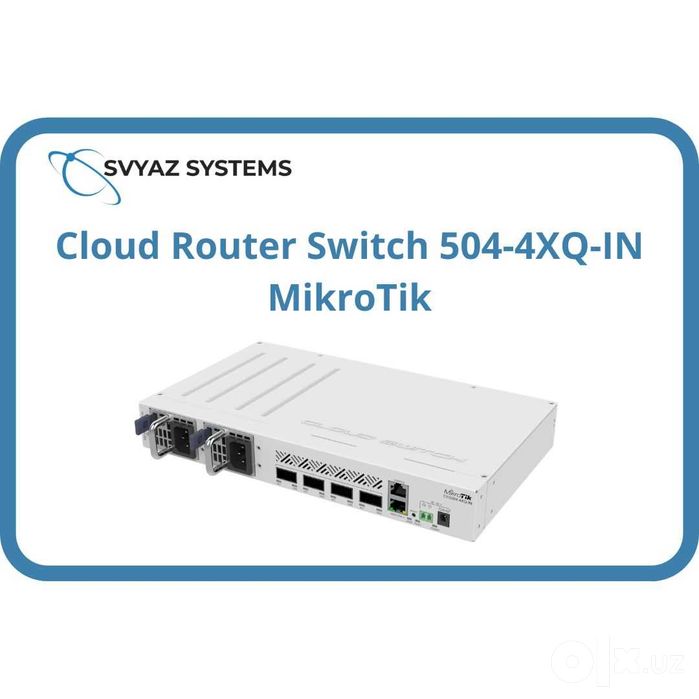 MikroTik Cloud Router Switch 504-4XQ-IN Коммутатор