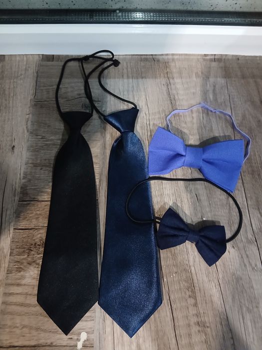 Набор 2 галстука 2 бабочки 1500