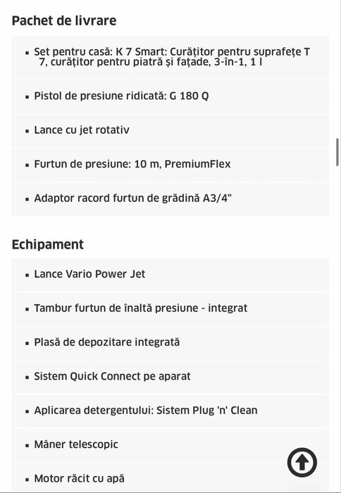 Karcher K7 Premium - pret fix (Cod produs: 1.317-322.0 )