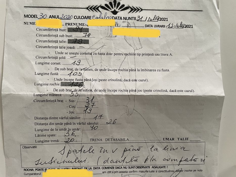 Rochie de mireasa eleganta