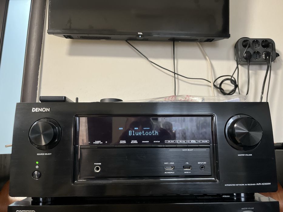 Denon AVR-X2300W 4k/7.2/Atmos/Bluetooth/wifi/Airplay/Spotify/usb etc.
