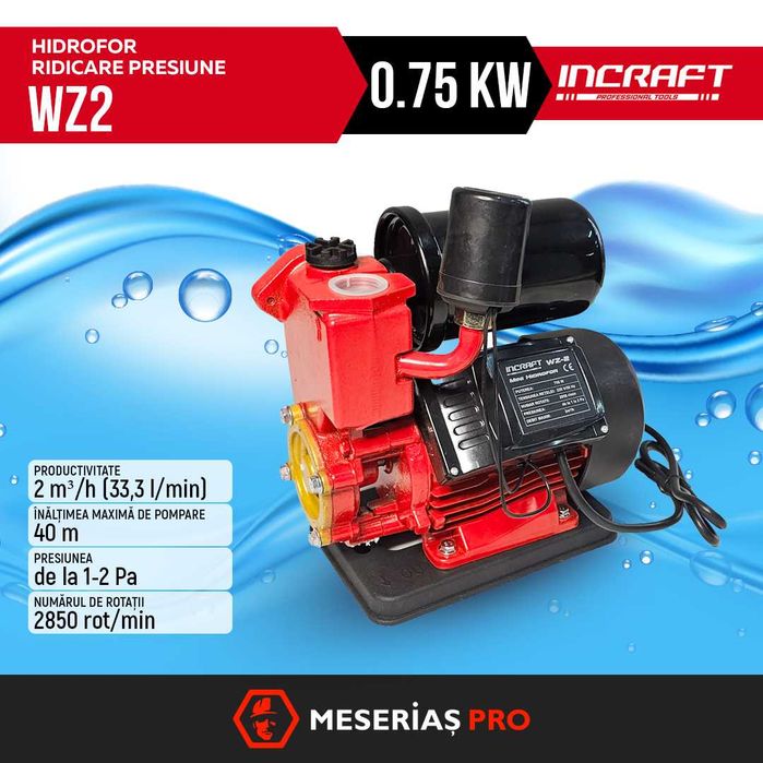 Hidrofoare si pompe electrice de apa - modele noi