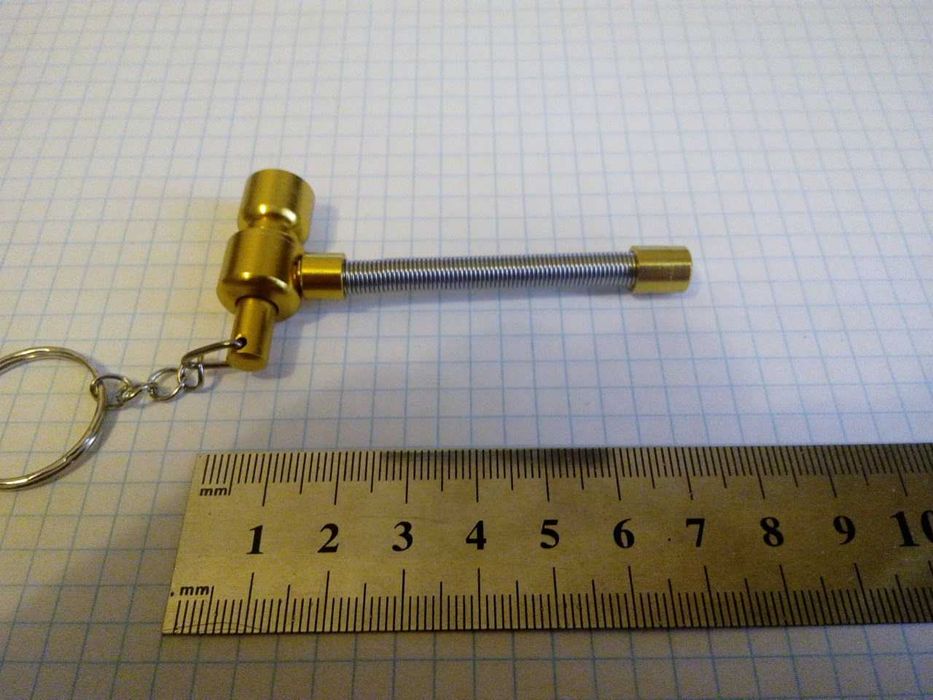 курительная трубка «Пружина брелок» (№73)