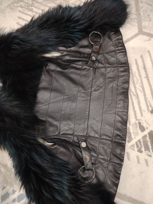 Жакет женский кожанный