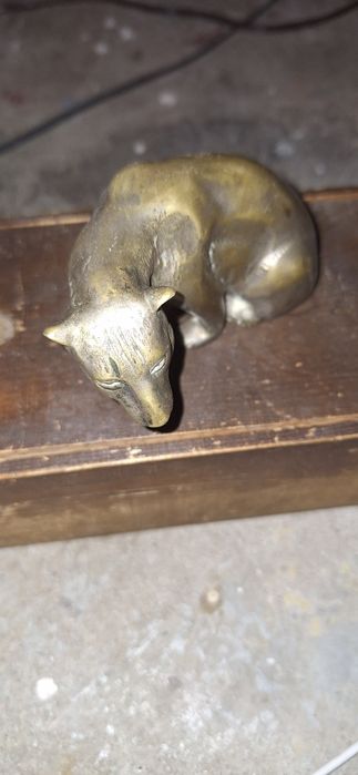 Statueta  urs din bronz