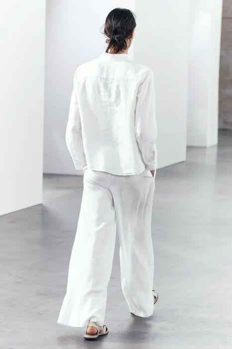 Costum camasa/ pantaloni  Zara linen edition