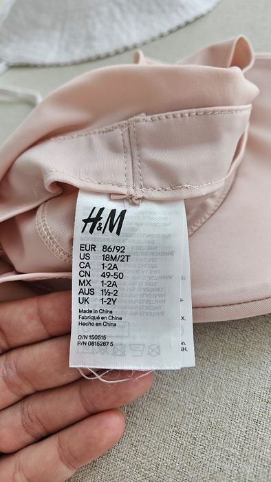 H&M Детски  Шапки 86-92, едната за плуване с UPF 50+