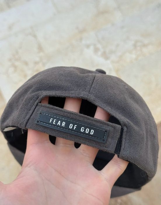 sapca fear of god alcantara grey