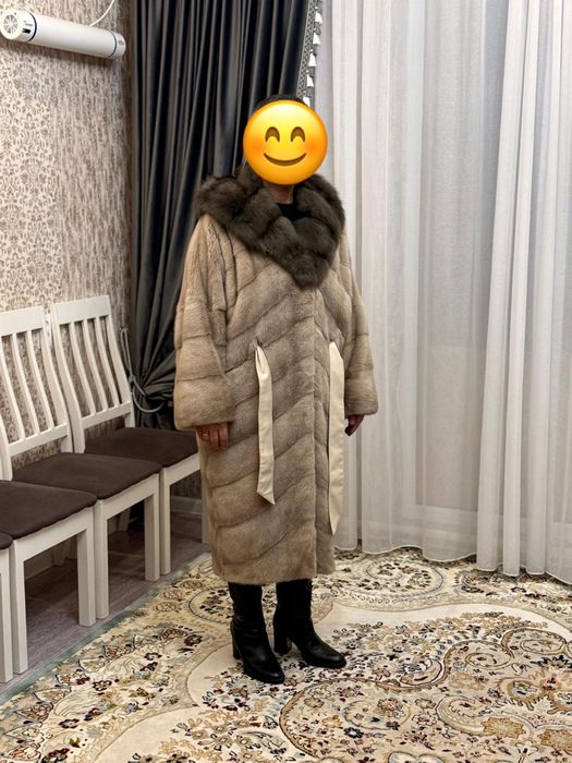 Шуба норка варотник-собыль