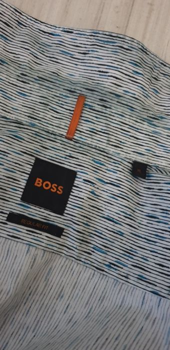 Hugo Boss Remiton Cotton Regular Fit  XL ОРИГИНАЛ! Мъжка Памучна Риза