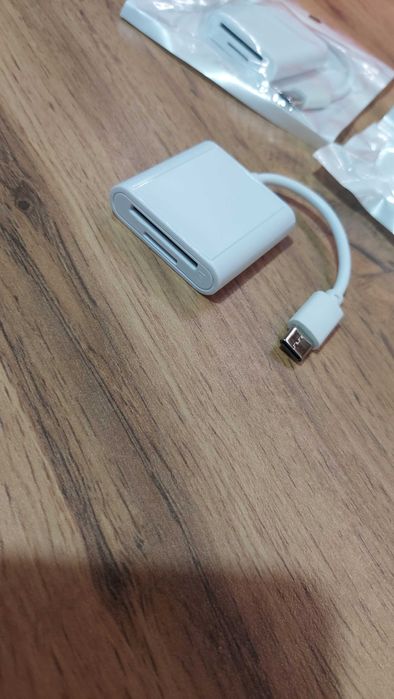 Картридер  Type-C для SD, microSD  для компьютеров и смартофонов