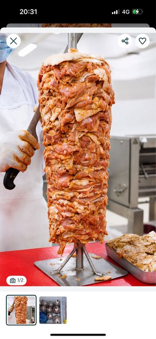 Свежее куриное мясо для донера