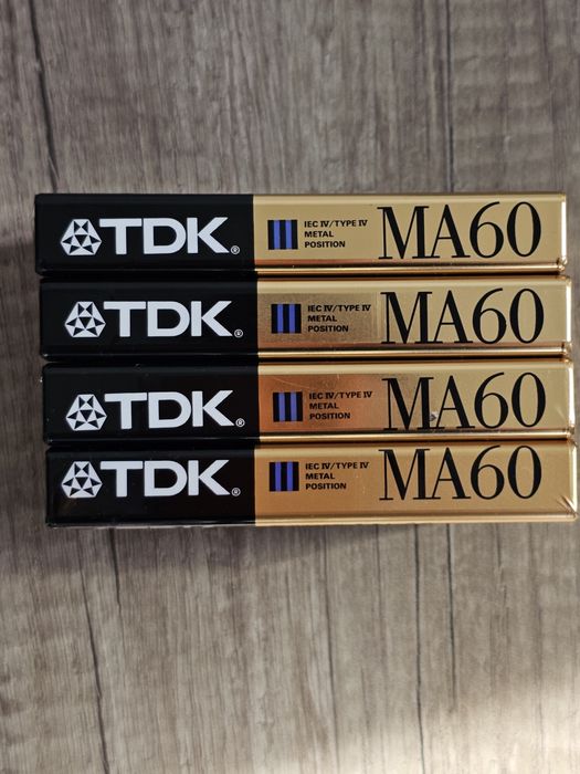 Casete audio sigilate metal TDK MA 60 minute