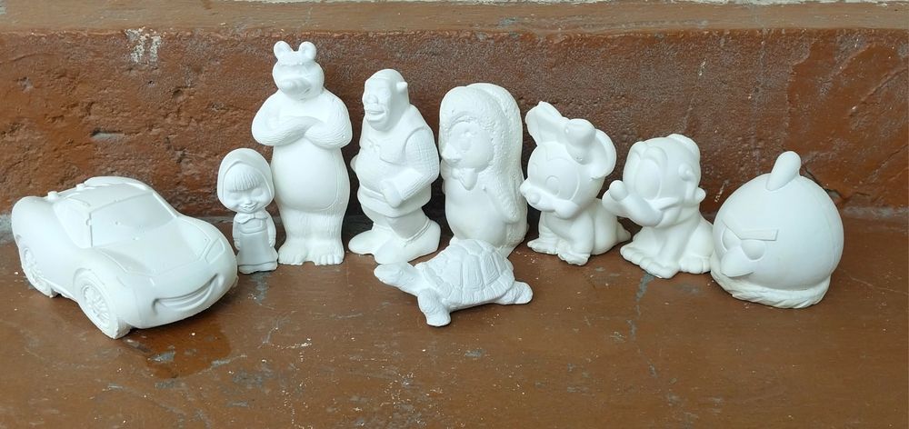 Гипсовые 3D игрушки