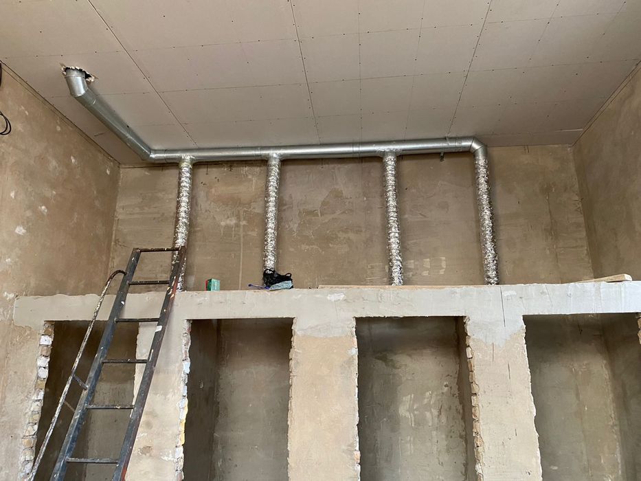 Установка вентиляции