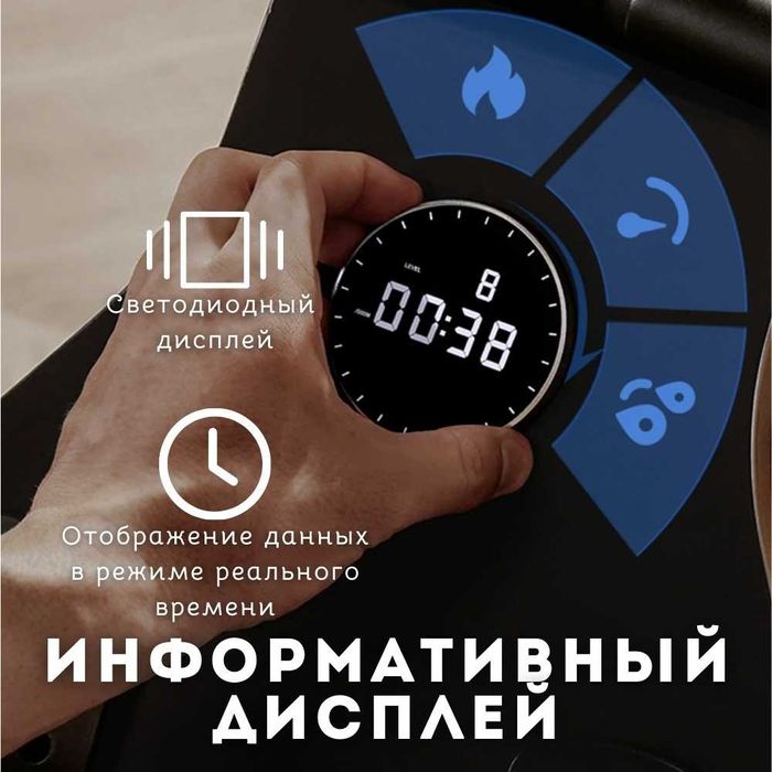 Гребной тренажёр Xiaomi KingSmith Rowing Machine Pro (Орех)